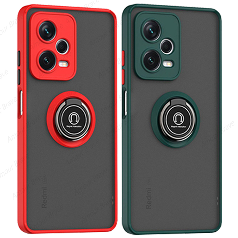 Magnetisk biltaske til Xiaomi Redmi Note 12 11 12s 10s 10 9 8 Pro 10C 12C Ringholdercover til Redmi Note 12 Pro Plus 5G_voghion.com