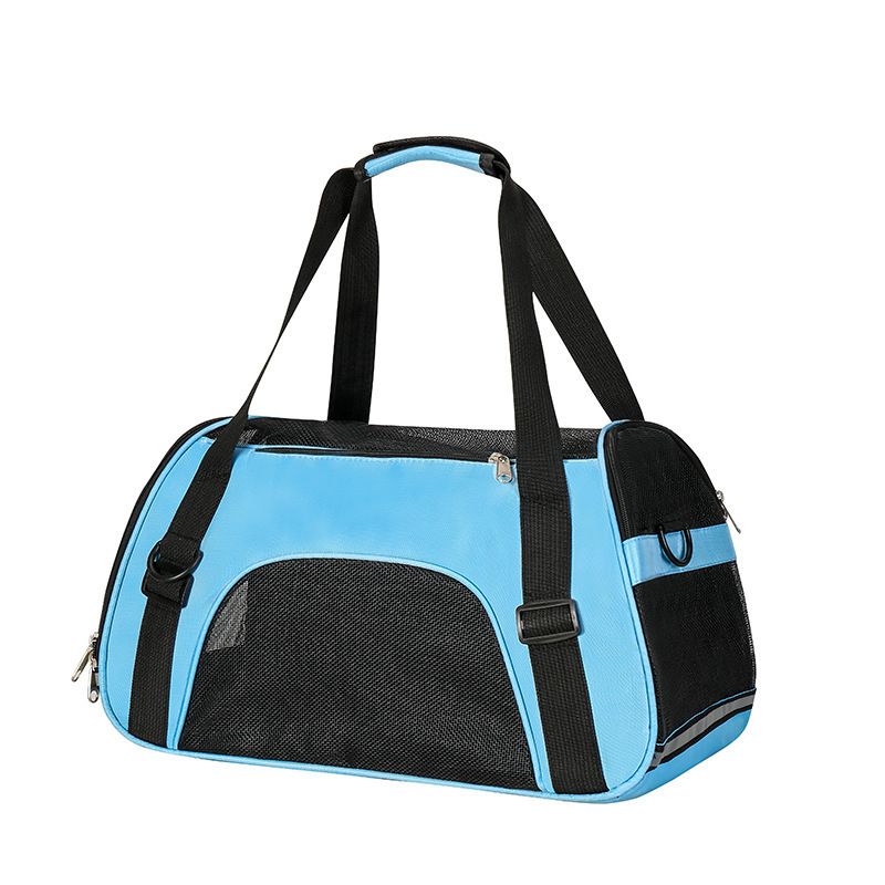 Mochila duradera para gatos y exteriores, portátil, de un solo hombro, de malla transpirable, resistente a arañazos, para viajes al aire libre_voghion.com