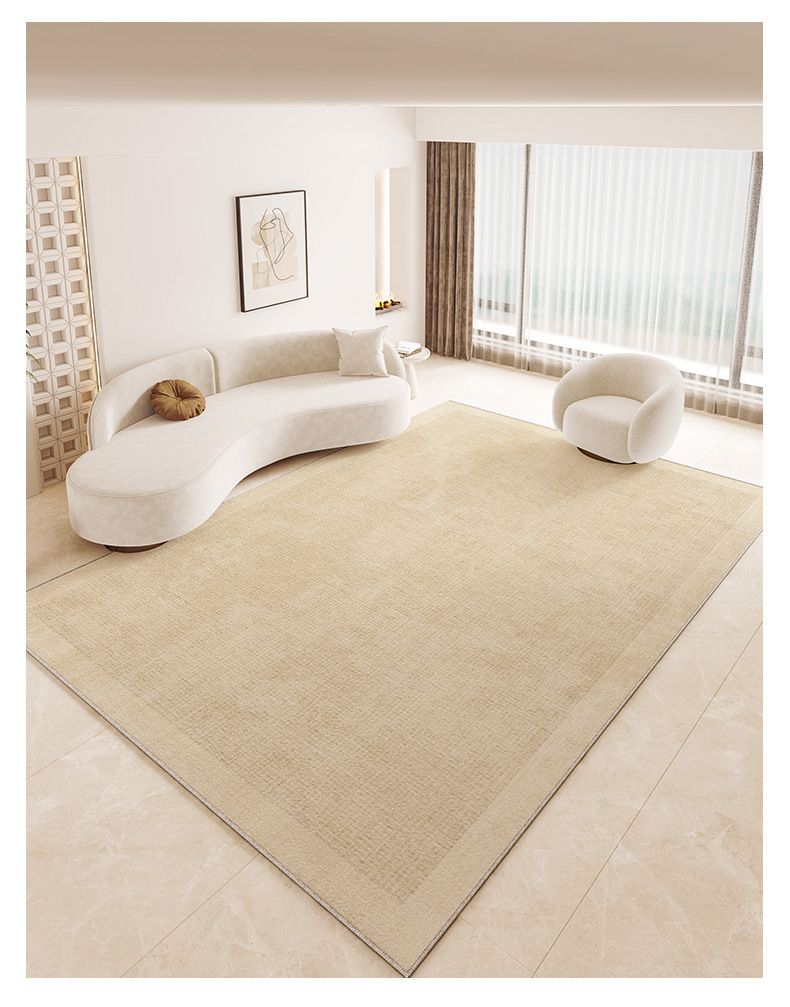 Cream Style Carpet Living Room Light Luxury High End Sofa Mat French Thickened Bedroom Bedside Carpet Non Slip Carpet_voghion.com