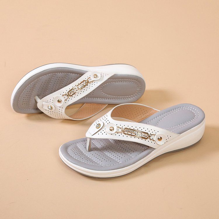 Dames plus-size dames zomer slippers platform wedge mode strand sandalen_voghion.com