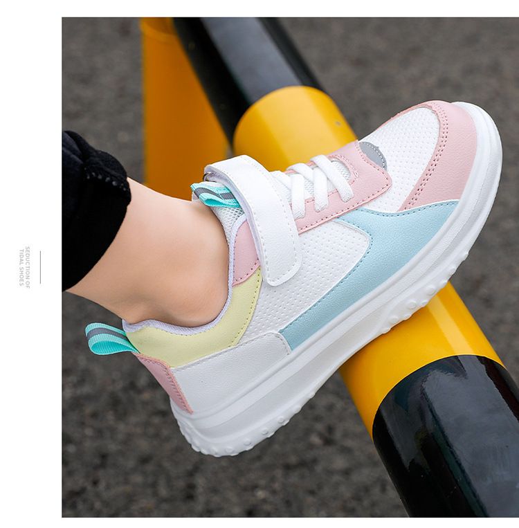 Scarpe per bambini Scarpe per bambini sneakers basse per bambini scarpe bianche per studenti primaverili scarpe sportive bianche per ragazzi e ragazze traspiranti con suola morbida_voghion.com