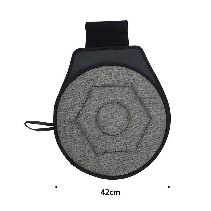 Cuscino per sedia a rotelle universale antiscivolo girevole a 360°, traspirante, per seggiolino auto._voghion.com