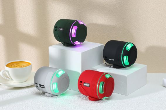 TG294 LED-lys, Bluetooth-højttaler, udendørslys, farverig subwoofer, bærbar højfrekvent kvalitetskortindsættelse_voghion.com