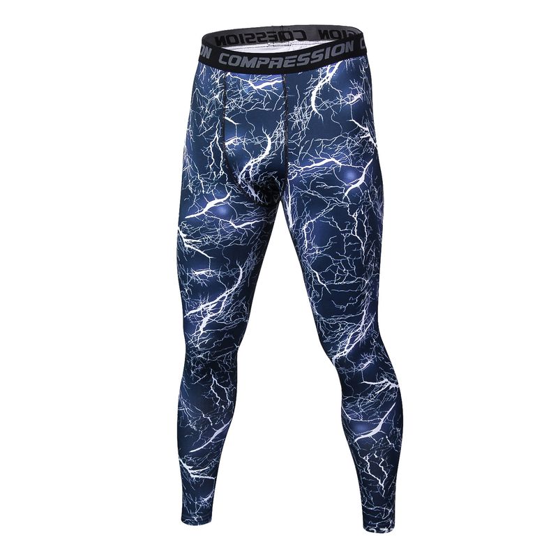 Men's Clothing basketball leggings in stock, tight elastic compression fitness pants, running sports quick-drying camouflage trousers_voghion.com