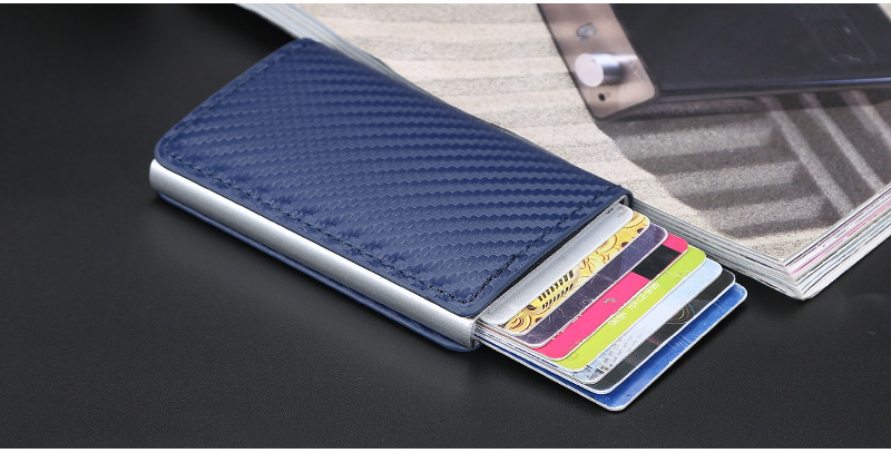 Baellerry-lompakko/New Arrival -varkaudenestokorttilaukku/RFID-lyhyt automaattinen ponnahduskorttipidike/sekä miehet että naiset voivat käyttää_voghion.com