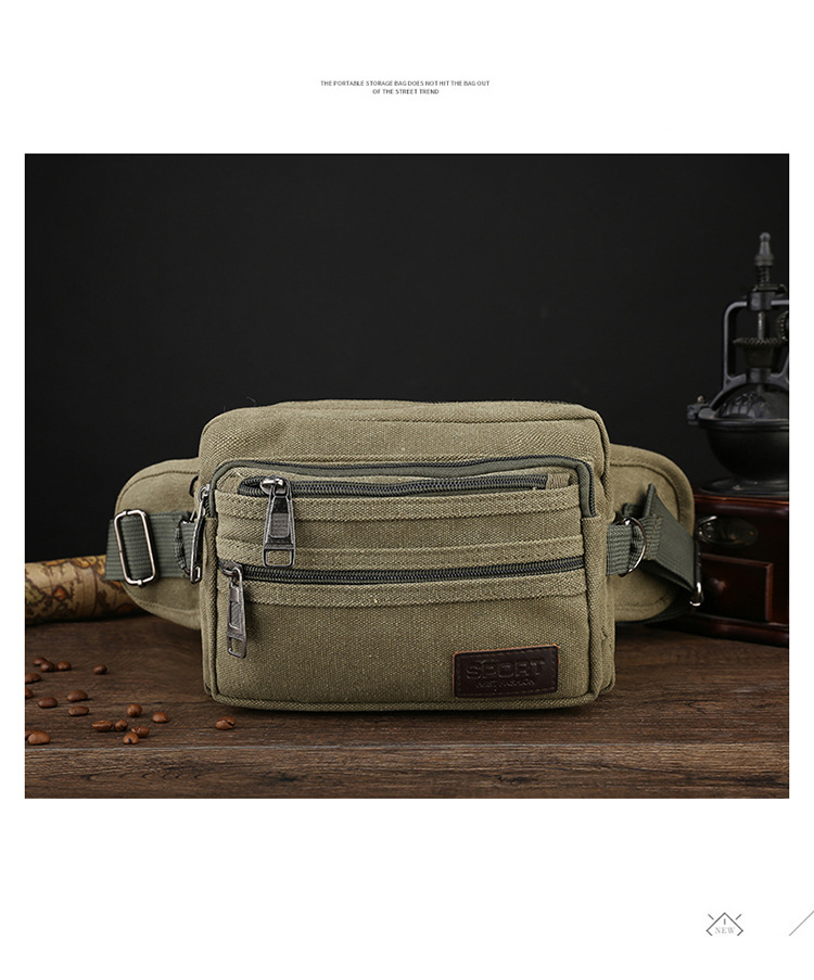 Neue Outdoor-Mode Sport Taille Tasche Multi-Use männer Atmungsaktive Leinwand Taille Tasche Radfahren Taktik männer Taille Tasche handy Tasche_voghion.com