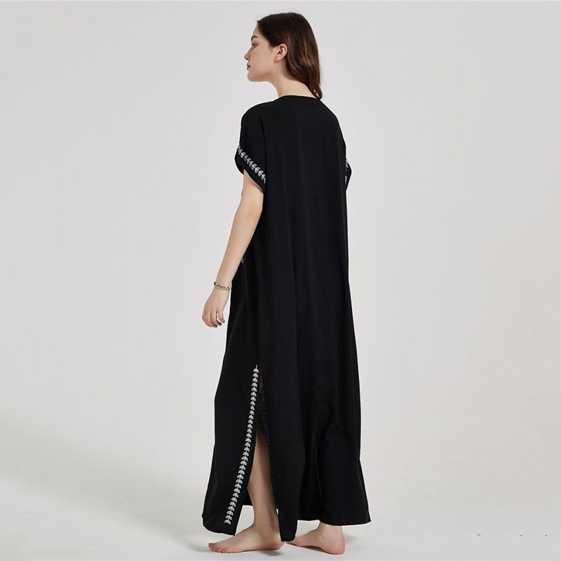 popolare copricostume da spiaggia ricamato in rayon da donna, stile abito ricamato, camicia di protezione solare per bikini al mare, 20 colori_voghion.com