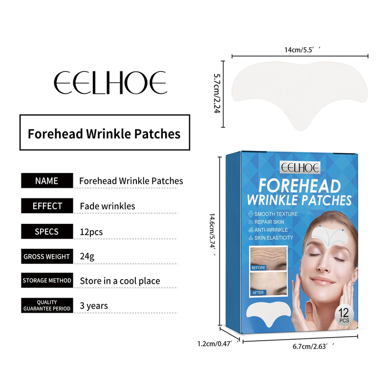 Anti Wrinkle Forehead Patch Lifting Anti Aging Fade Fine Lines Frown Treatment Firming Tighten Forehead Line Removal Gel Patch _voghion.com