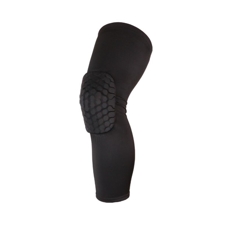 Basketball Honeycomb Knee Leg For Sports Collision Prevention, High Elasticity, Breathability, And Quick Drying_voghion.com