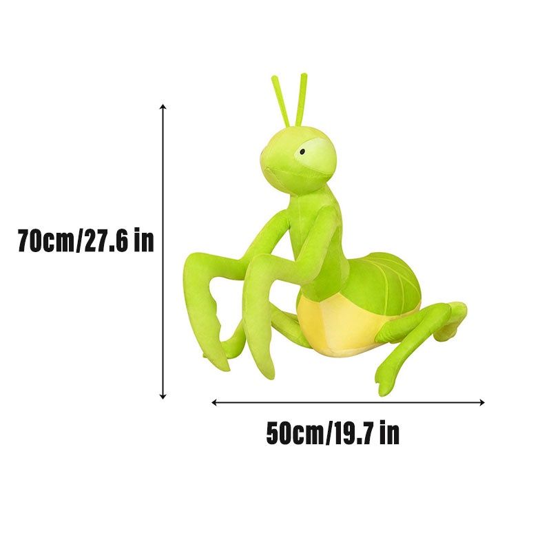 Plush Large Praying Mantis Stuffed Toy Super Soft Short Plush Cute And Creative Doll Wholesale For_voghion.com