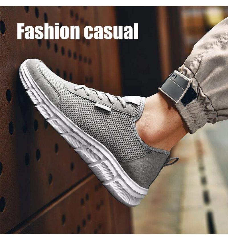 Männer atmungsaktive Outdoor Mesh leichte Turnschuhe männliche Mode 2021 neue bequeme Freizeit Herren schuhe_voghion.com