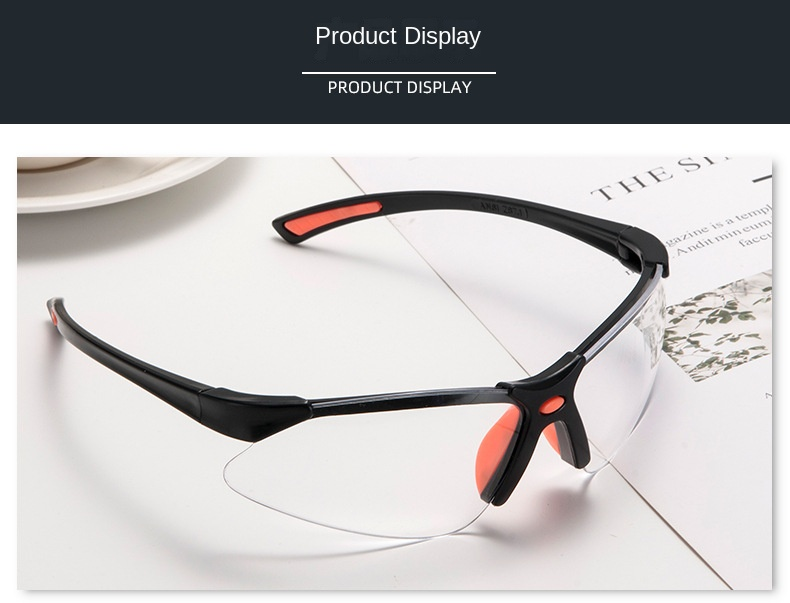 1Pcs Clear Eye Sand Prevention Windproof Safety Riding Goggles Vented Glasses Work Lab Laboratory Safety Glasses Spectacles_voghion.com