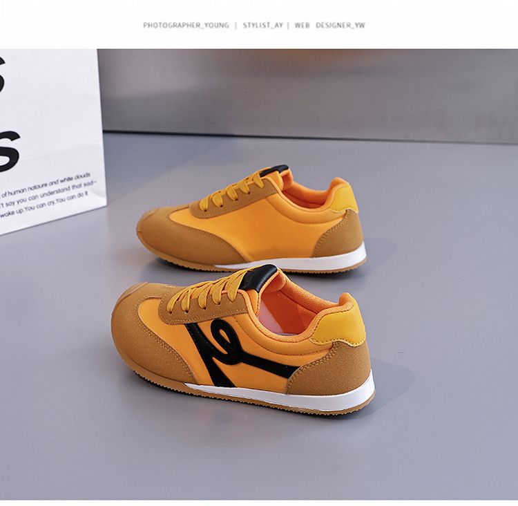 Korean Girl's Training Da Mi Same Style Forrest Gump Shoes 2025 Spring New Flat Sneakers GT2001_voghion.com