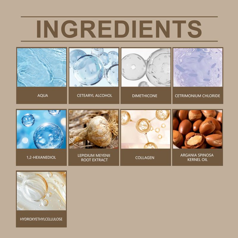 Maschera per capelli Hoegoa Replenishing Nourishing Smooth Moisturizing Color Locking Light and Shine_voghion.com