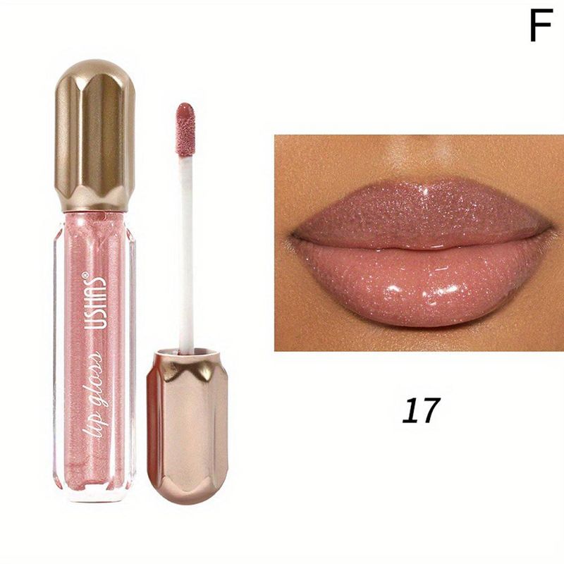 6 kleuren Mirror Pearl Lipgloss, waterdicht, langdurig hydraterend, vloeibare lippenstift, glanzende glitterlipgloss, lipmake-up voor vrouwen_voghion.com