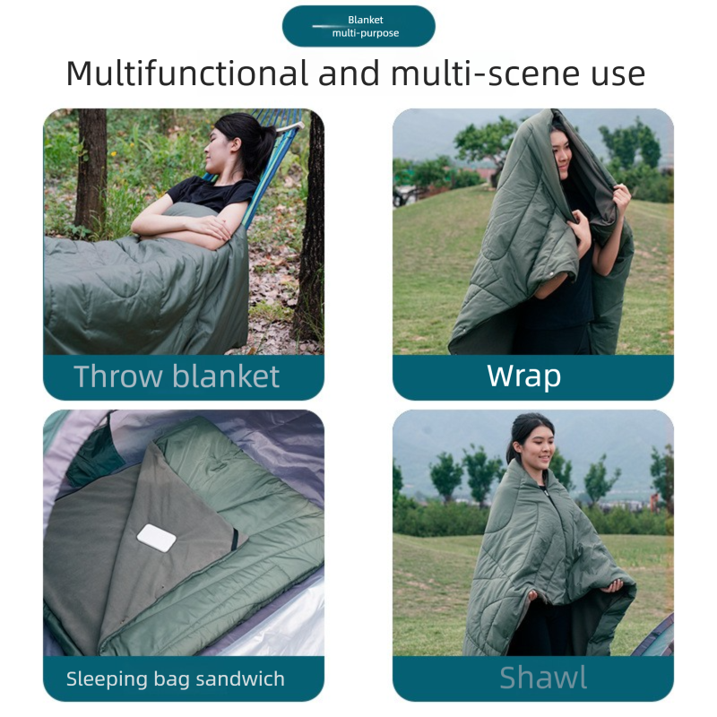Graphene Electric Heating Shawl - Intelligent Control Multifunctional Blanket, Body Warmer Cover_voghion.com