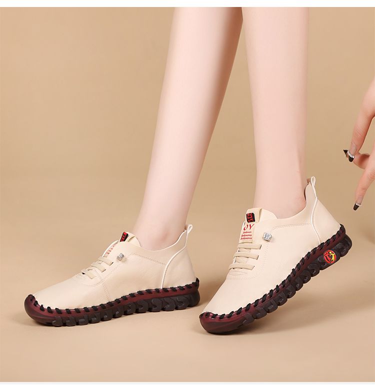 Fondo in morbida pelle antiscivolo comode versatili scarpe da donna in stile coreano_voghion.com