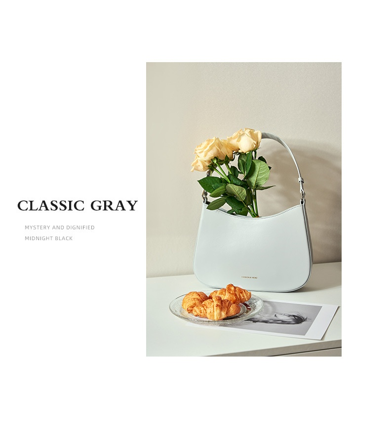 New Best-selling High-end Leather Underarm Bag with Niche Design, Women's Bag with Multi-color Fashionable Shoulder Bag_voghion.com