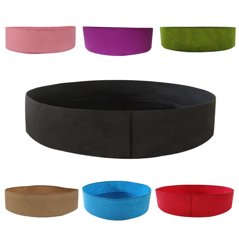 Runde Stoff wachsen Taschen Wirtschaftlich Atmungsaktive Garten Pflanzen Container Topf für Blumen_voghion.com