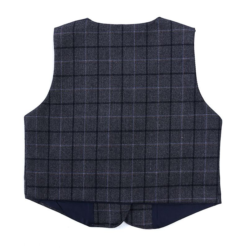 Abbigliamento per bambini primavera e autunno, camicia a maniche lunghe, gilet, pantaloni, set da tre pezzi_voghion.com