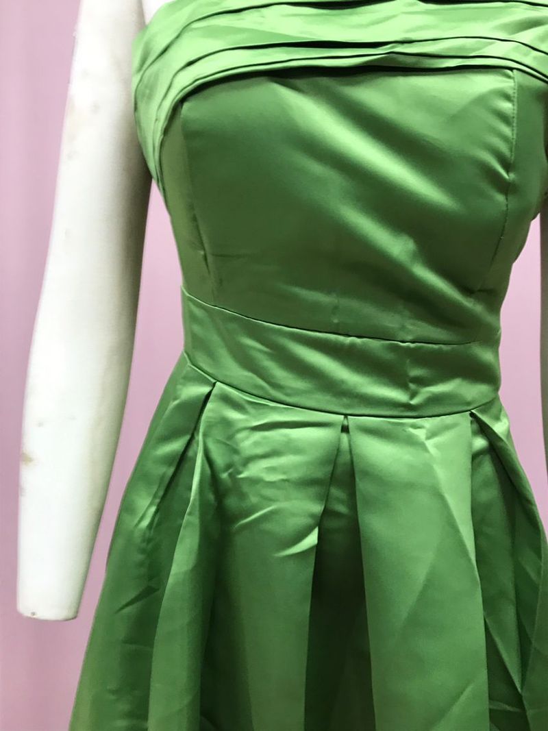 Women's Clothing Evening Dress Birthday Party Tutu Skirt Green High Split Sexy Robe_voghion.com