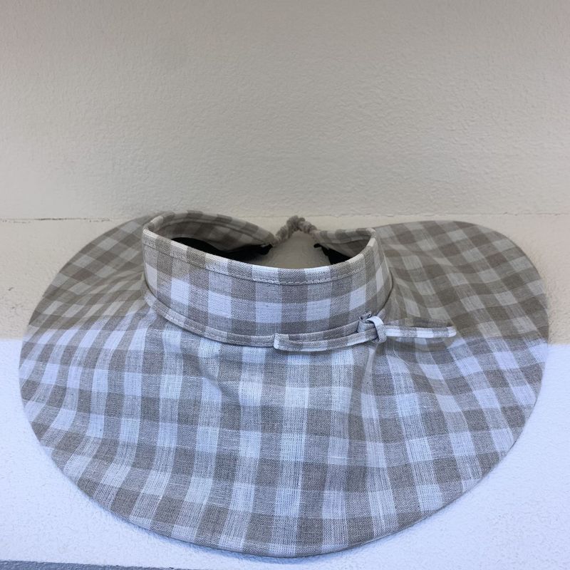 Korean-style Linen Women's Summer Wide-brimmed Sun Hat, Outdoor UV Protection Sun Hat_voghion.com