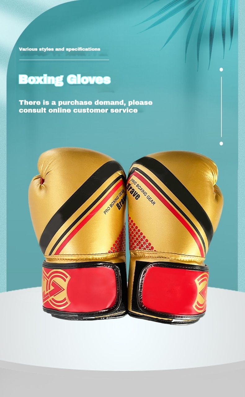 Boxhandschuhe für Erwachsene, dicke Boxhandschuhe für Zuhause, Sanda-Boxhandschuhe, Taekwondo, Muay Thai-Boxhandschuhe_voghion.com