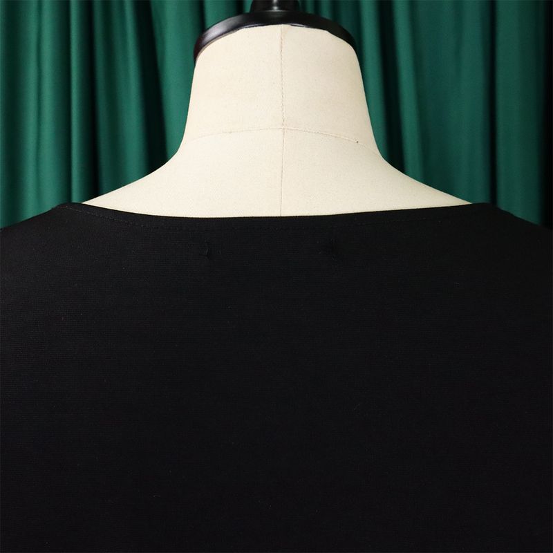 Dammekleeder Plus-Size Dammekleeder 2023 nei Moud Temperament Casual Tops Groussen Schaukelrock Kostüm_voghion.com