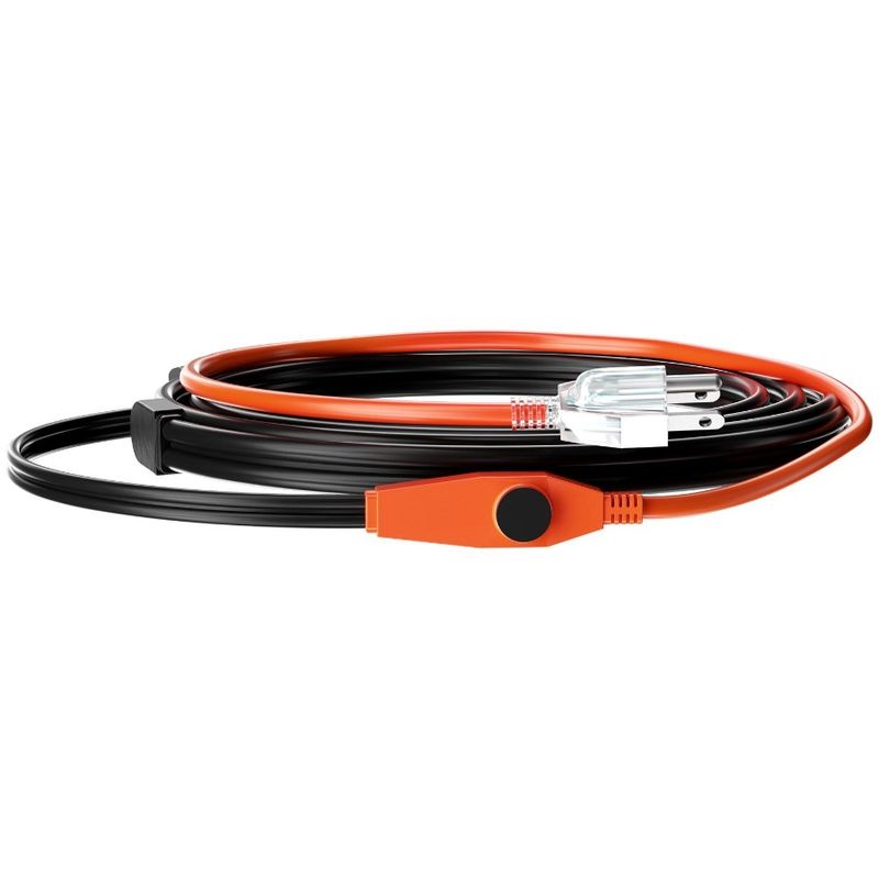 Pipes Builtin FT For Thermostat With Heating Heat Pipe 6FT 7W Tape Cable_voghion.com