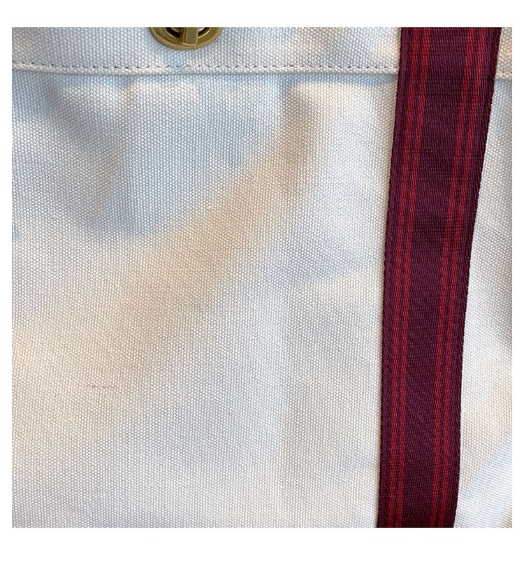 Women's Tote Bags Canvas Color-blocking Hand-held Tote Bag, Retro And Trendy, Large And Small Single-shoulder Crossbody Bag_voghion.com