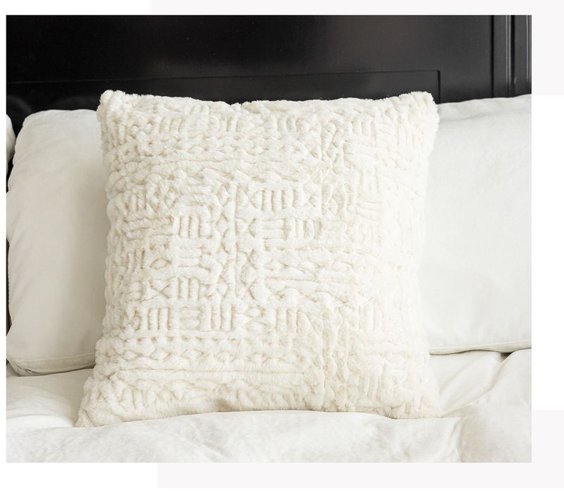 Acessórios domésticos Capa de almofada de sofá bordada de luxo com luz nórdica Ins Style Modelo Quarto Almofada decorativa Almofada de cabeceira Almofada de encosto de cama_voghion.com
