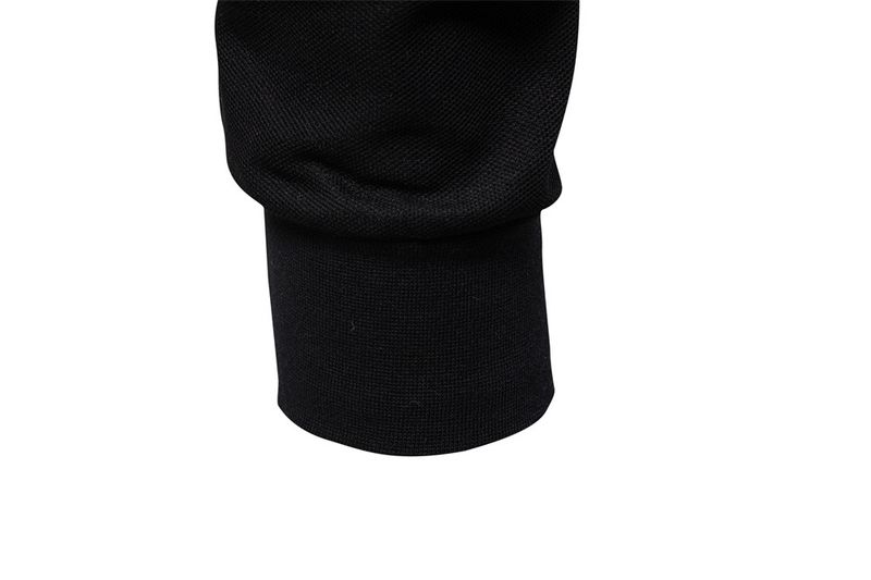 Polo à manches longues et revers pour homme, couleur unie, décontracté, polyvalent, de haute qualité, collection automne 2025_voghion.com