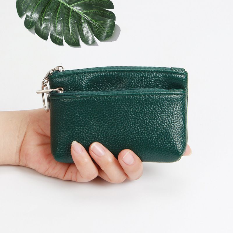 New Women's Purse Clutch Compact Mini Short Wallet Coin Small Card Holder Key Bag_voghion.com