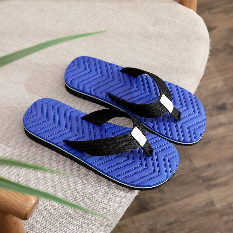 Unschlagbare Qualität Herren Sommer Modische Flip-Flops, Herren Hausschuhe, Anti-Rutsch, Clip-On Füße, Koreanische Version, Personalisierte Strandsandalen_voghion.com