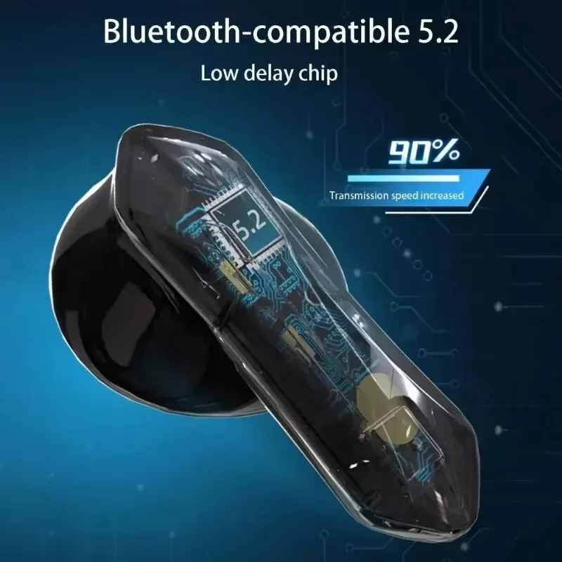 35 Pro Scissor-Door Bluetooth Headphones TWS Wireless Gaming_voghion.com