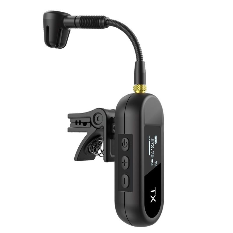 Saxophone Wireless Pickup Professional Stage Performance Lavalier Noise-Cancelling Speech Microphone_voghion.com