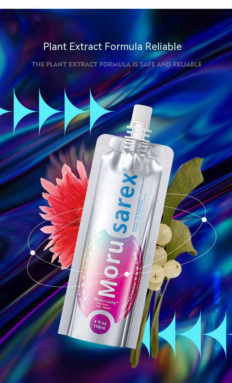 Moru Sarax Crema Mist Pink Rainbow Agente colorante per capelli femminile Pure Plant Soot Blu Nero Argento Grigio_voghion.com