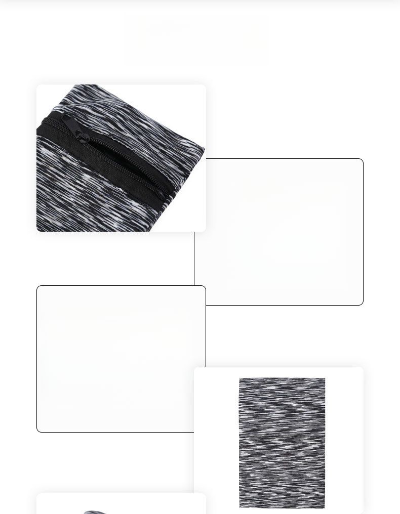 Spring And Summer New Sports Outdoor Running Fitness Wrist Zipper Design Quick-Drying Ice Silk Arm Bag_voghion.com