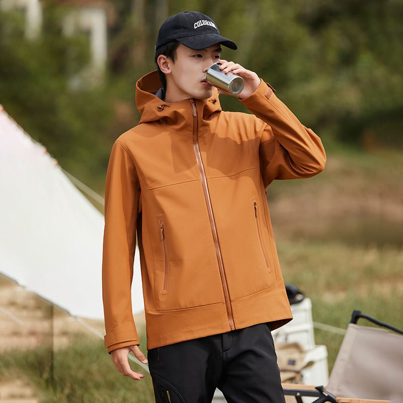2024 Autunno Inverno Nuovo Senza Cuciture Incollato Foderato In Pile Per Uomo E Donna Impermeabile Antivento Completamente Sigillato All'aperto Coppia_voghion.com