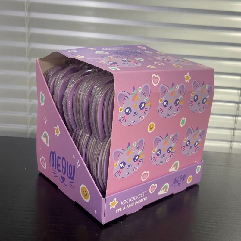 Makeup Sets IGOODCO New Small 10 Color Cat Pattern Eyeshadow Palette Matte Pearlescent Cute Makeup Palette_voghion.com