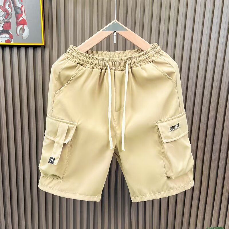 Herren-Arbeitsshorts, Sommer, leichte, lässige Cargo-Shorts mit mehreren Taschen, lockere Passform, gerades Bein, atmungsaktive 5-Zoll-Shorts_voghion.com