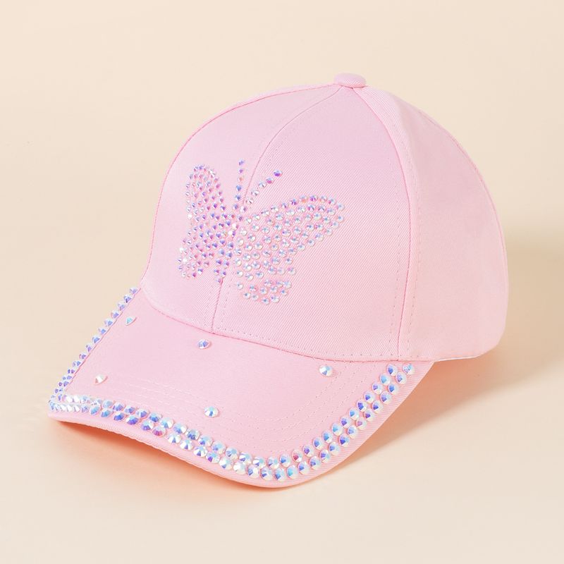 Sombrero para mujer de verano, informal, combinable, con pico de pato, moderno, con diamantes de imitación, para el sol, con cara visible, gorra de béisbol pequeña, a la moda._voghion.com