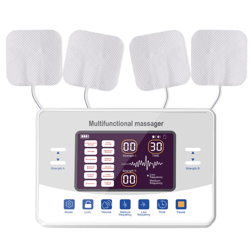 12 Modi Niederfrequenz Therapie Zehner Maschine Ems Muskels Timulator Elektronisches Puls Massage Myo Stimulation Gerät_voghion.com