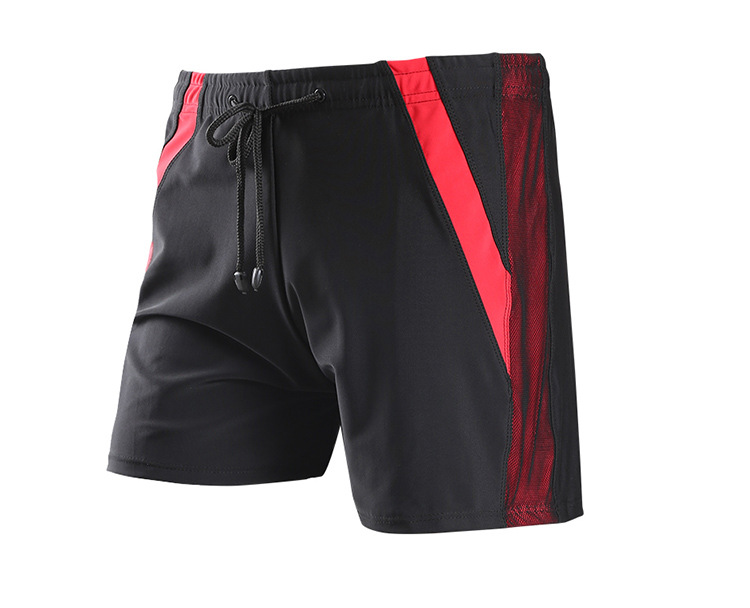 Hot-Selling Anti-Embarrassment Loose Plus Size Patchwork Swimwear Men's Swim Trunks_voghion.com