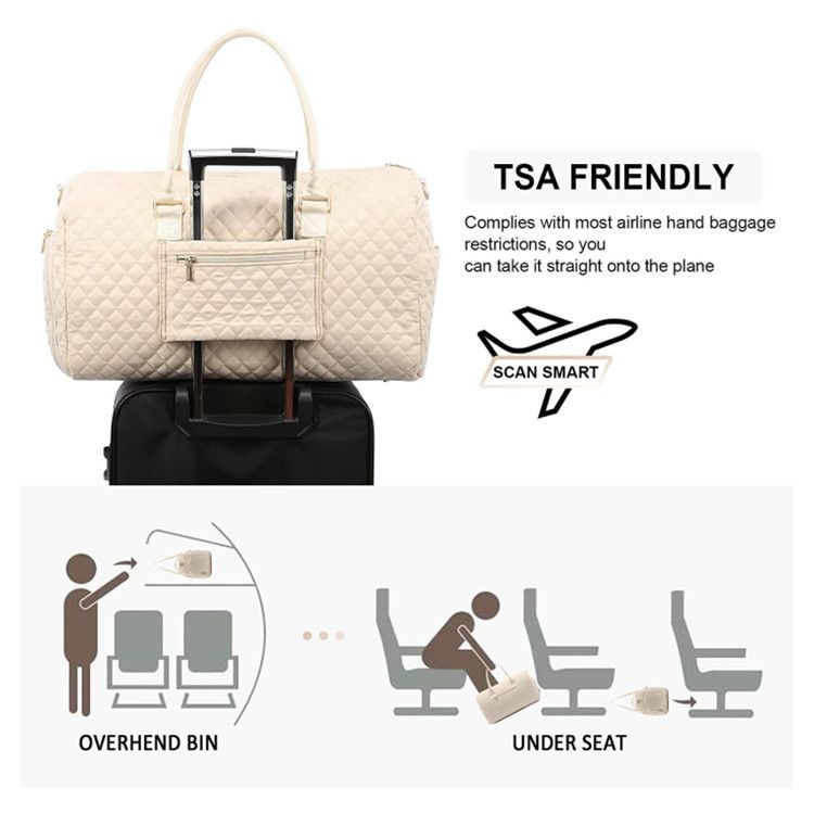 Potovalna športna torba velika vikend torba za čez noč s predelkom za čevlje prenosna fitnes torba_voghion.com