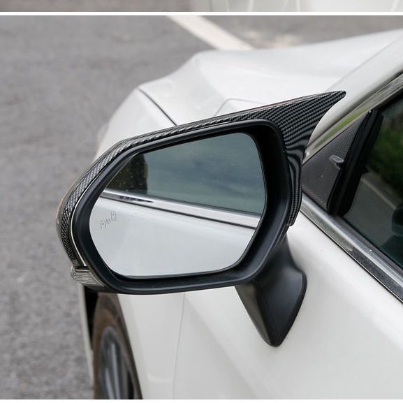 Suitable For Camry Cow Horn Rearview Modification, Dragon Replacement Decoration, Reverse Mirror Cover_voghion.com
