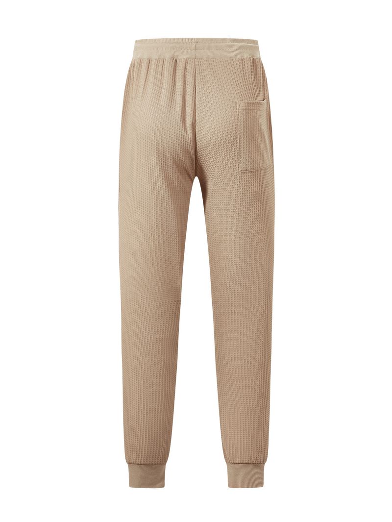 Pantaloni della tuta in cotone di alta qualità da uomo, leggeri, con elastico in vita, pantaloni sportivi da palestra per attività all'aperto, pantaloni da jogging da corsa_voghion.com