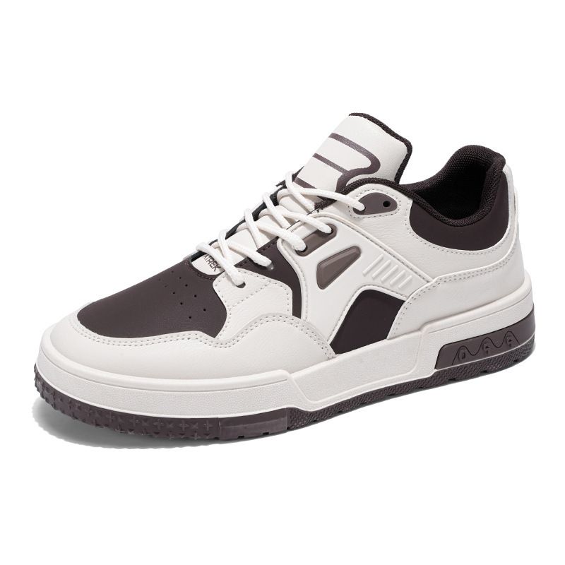 Scarpe da ginnastica casual basse, traspiranti, versatili, alla moda, con suola spessa, da uomo, autunno 2025, nuove, bianche_voghion.com