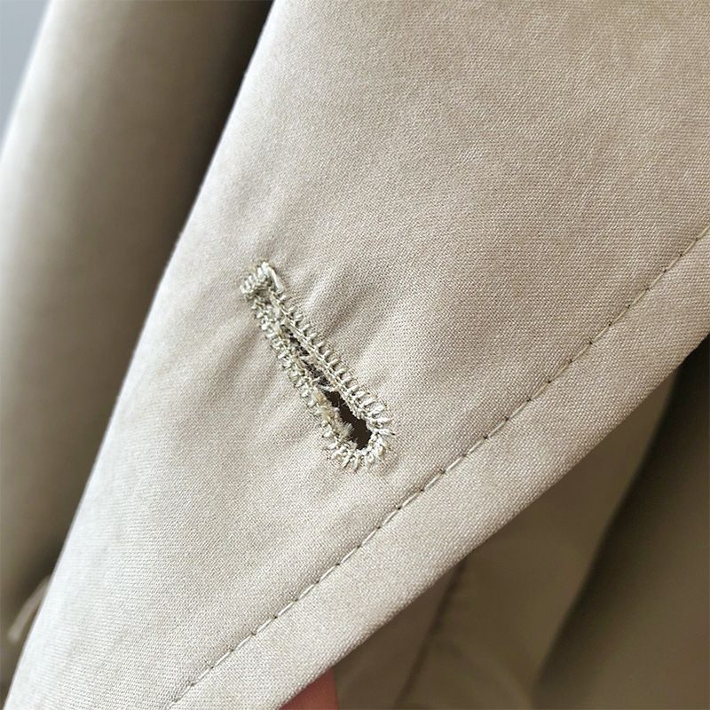 Women's Clothing spring new retro short windbreaker for small men female chic loose temperament coat 7962_voghion.com