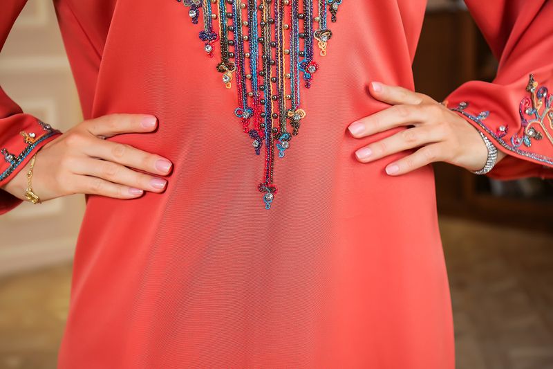 Women's Clothing Summer Elegant Rope Embroidery Robe Female Dress_voghion.com